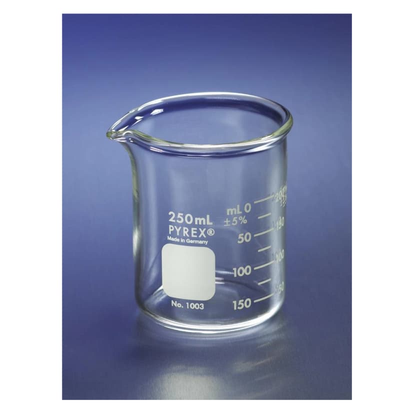 PYREX Heavy Duty Griffin 2L Beaker, Double Scale, Graduated
