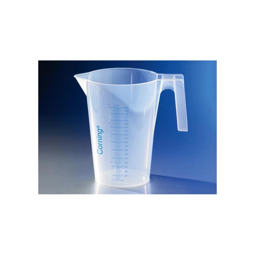 Corning 3000mL Beaker with Handle and Spout, Polypropylene