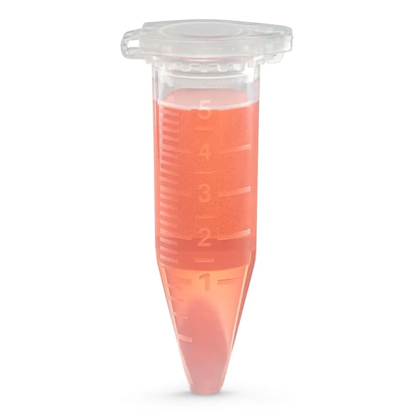 Diamond Midi Centrifuge Tube, 5.0mL, PP, Attached Snap Cap, Graduated, Natural, 50/Bag, 4 Bags/Unit