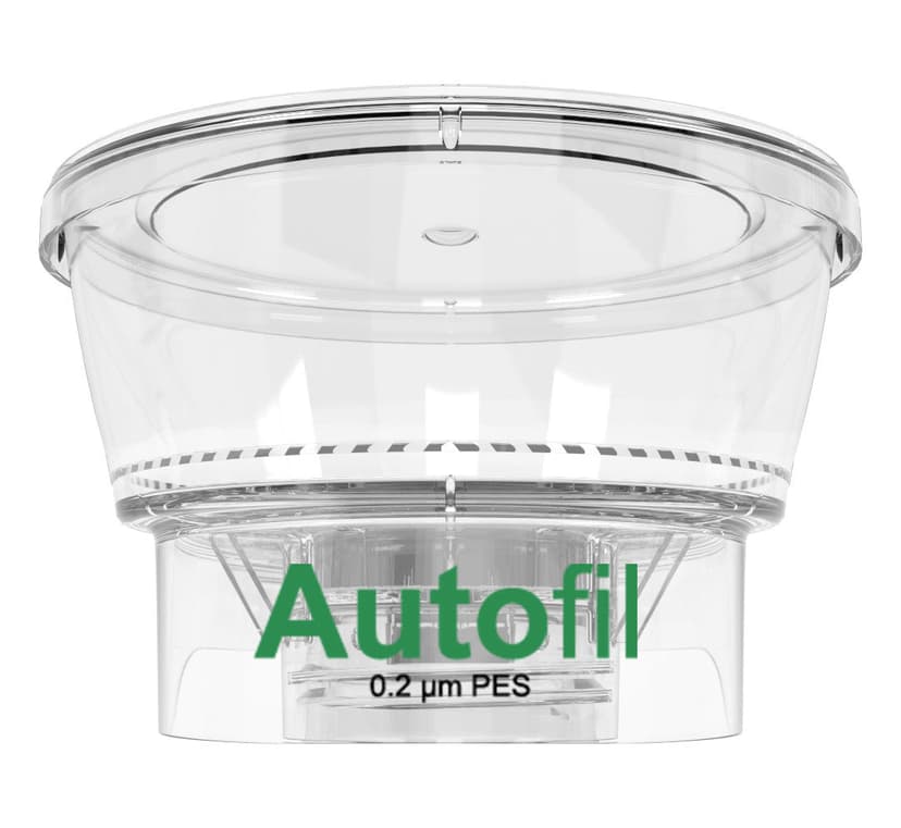 Autofil® Sterile Disposable Bottle Top Vacuum Filters with 0.2 µm Sterilizing PES Membrane, 250 mL, 24/CS