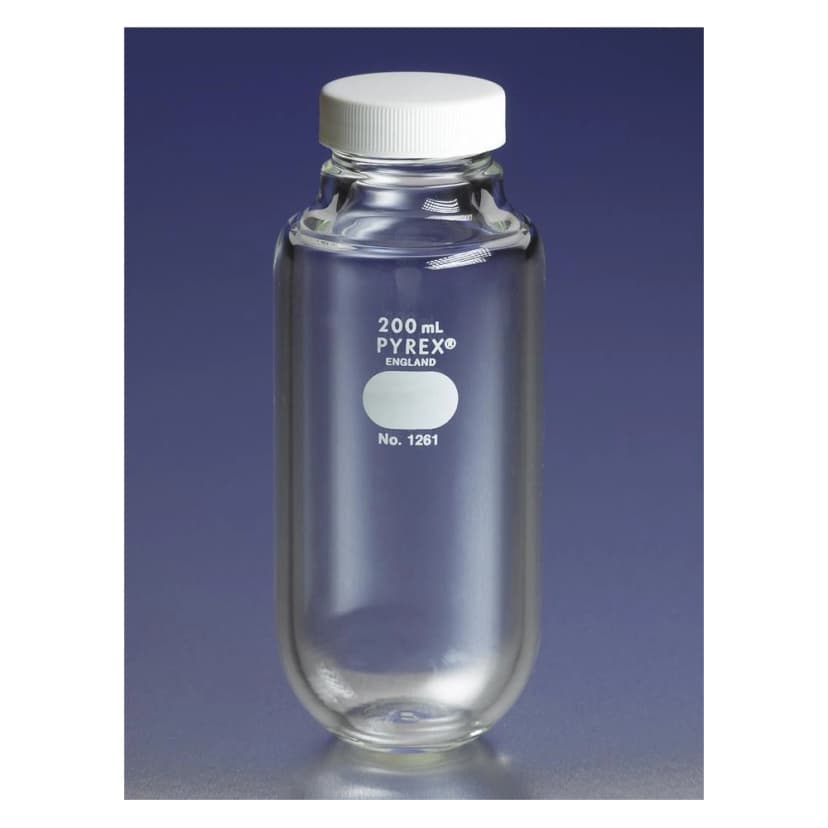 PYREX 200mL Heavy Wall Centrifuge Bottle with GPI 38-400 Screw Cap