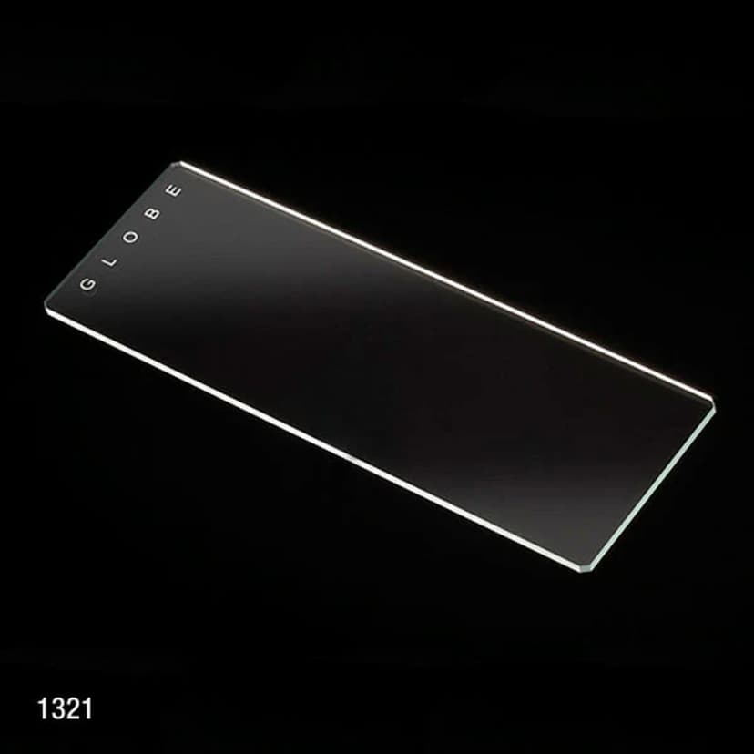 Microscope Slides, Glass, 25 x 75mm, 90° Ground Edges with Safety Corners, Plain, 72/Box, 20 Boxes/Case (10 Gross)