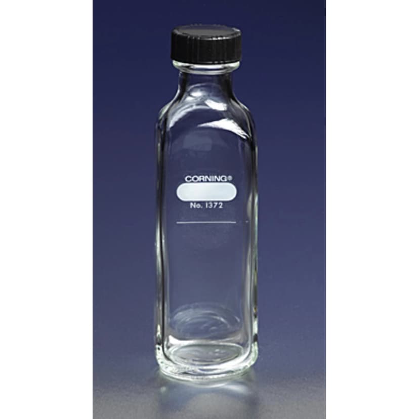PYREX 160mL Narrow Mouth Milk Dilution Bottle, Screw Cap, Graduated