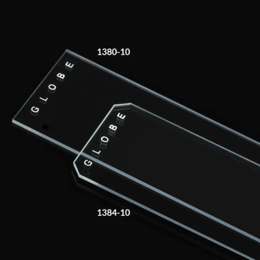 Microscope Slides, Diamond White Glass, 25 x 75mm, 90° Ground Edges, Plain, 72/Box, 20 Boxes/Case (10 Gross)