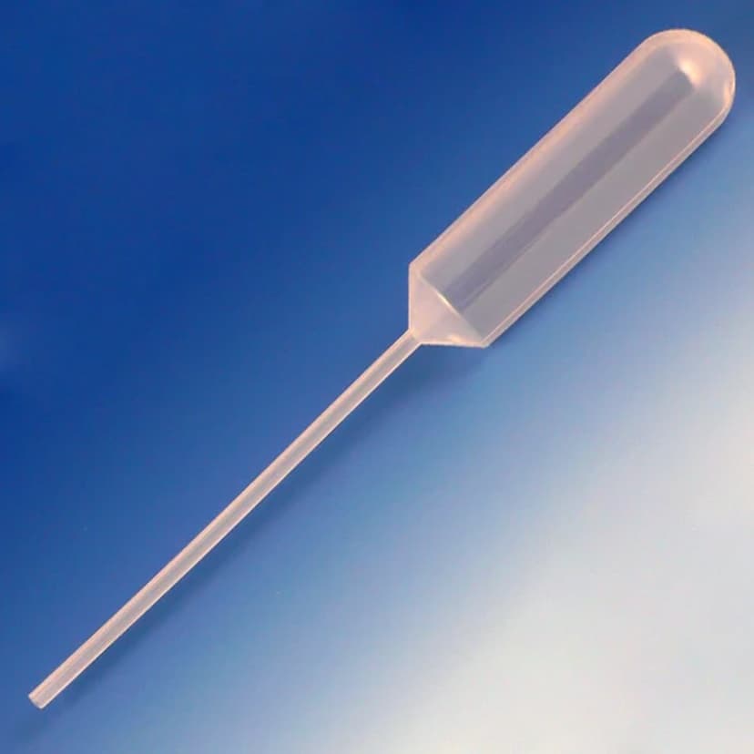 Transfer Pipet, 15.0mL, Narrow Stem, Large Bulb, 155mm, STERILE, 20/Bag, 25 Bags/Unit