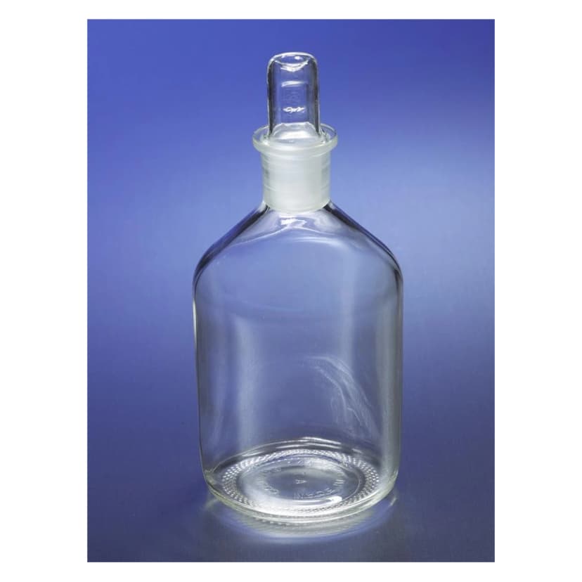 PYREX 500mL Narrow Mouth Reagent Storage Bottles with Standard Taper Stopper