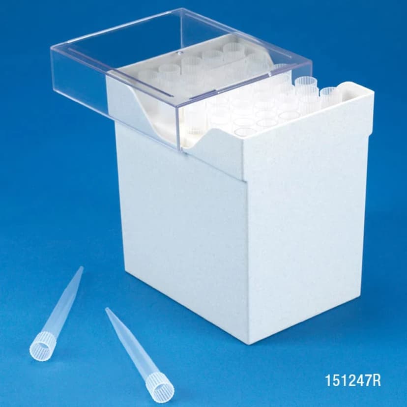 Pipette Tip, 5000µL (5mL), Natural, for use with Biohit Proline & Eppendorf Research, 50/Rack, 4 Racks/Unit