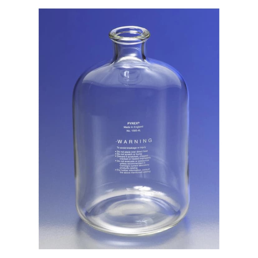 PYREX 4L Serum Bottle with Tooled Neck