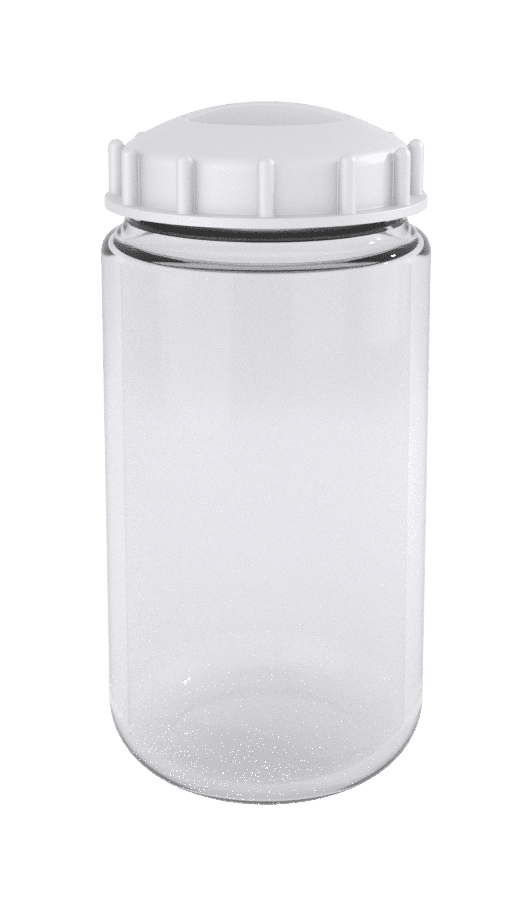 Autoclavable Polycarbonate (PC) Centrifuge Bottles, 250 mL with Screw Cap, 36/CS