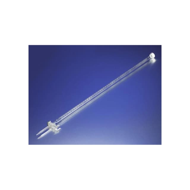 PYREX 50mL Class A Precision Bore Buret with Glass Standard Taper Stopcock