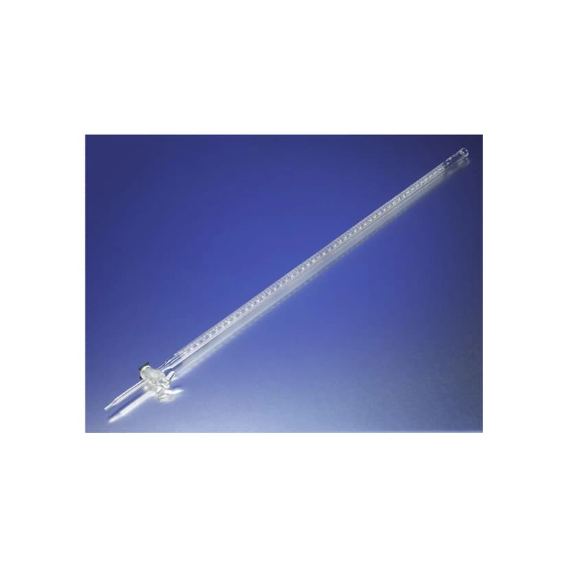 PYREX 10mL Serialized/Certified Class A Precision Bore Buret with Glass Standard Taper Stopcock