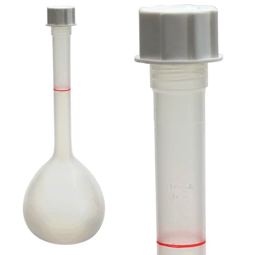 Flask Volumetric w Screw Cls, PP 500mL, 2/CS
