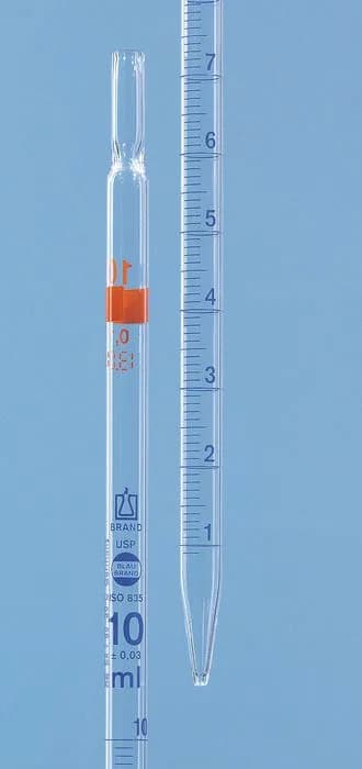 Graduated Pipette, USP BBR, AS, Typ 2.5:0.05mL, pk of 12