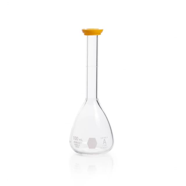Volumetric Flask,CLASS A ,Snap Cap,100ML