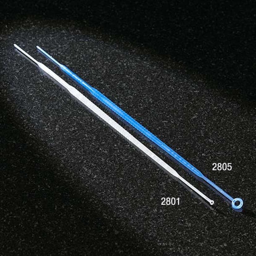 Inoculation Loop, Flexible, 1µL with Needle, STERILE, Natural, 20/Peel Pack, 50 Packs/Unit