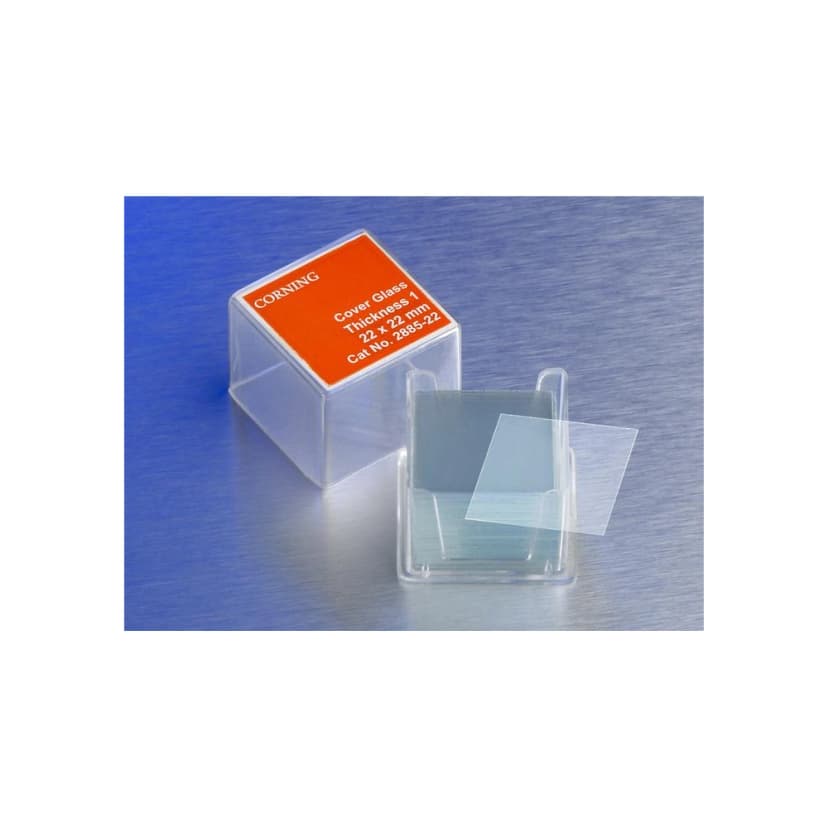 Corning 25x25mm Square #1 Cover Glass