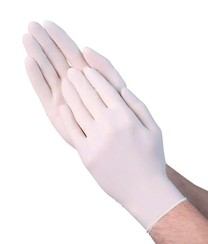 4.5mil Latex Industrial Powdered Cream 10/100 SM