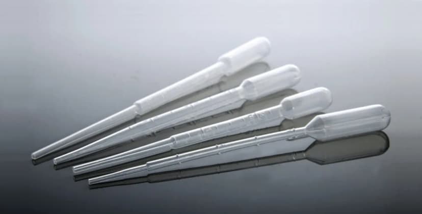 3ml Pasteur Pipette, Extra-long, Individually Wrapped, sterile 200/pk, 20