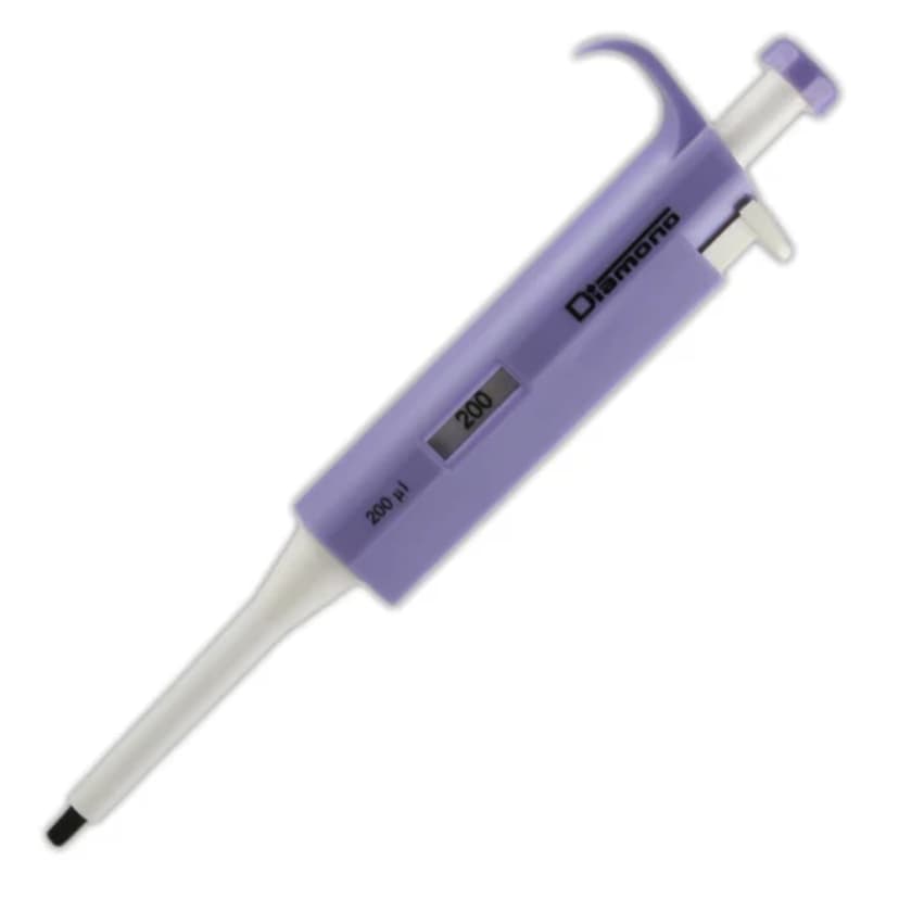 Pipette, Diamond, Fixed Volume, 200µL, Lavender