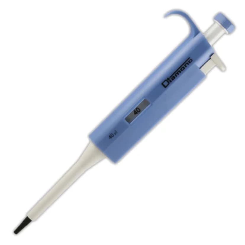 Pipette, Diamond, Fixed Volume, 40µL, Blue