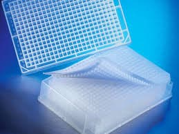 Corning 96 Well Clear V-Bottom Polypropylene Not Treated Microplate, 25 per Bag, without Lids, Sterile