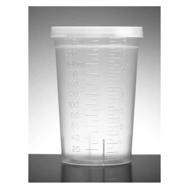Falcon® Sample Container, with Lid, 8oz (220mL), Individually Wrapped, Sterile, 100/Case