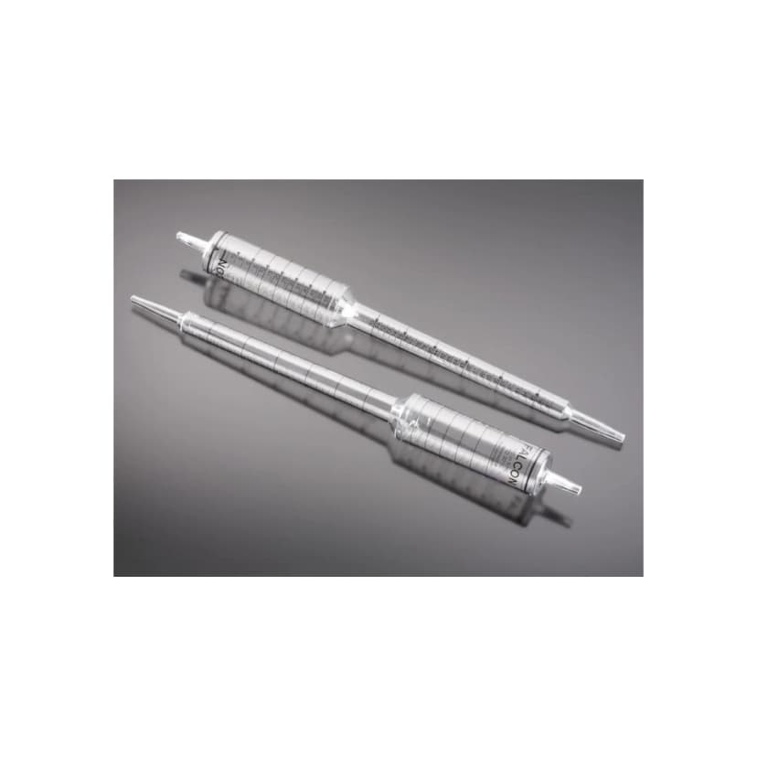 Falcon® 100mL Serological Pipet, Polystyrene, 1.0 Increments, Individually Packed, Sterile, 5/Bag, 50/Case