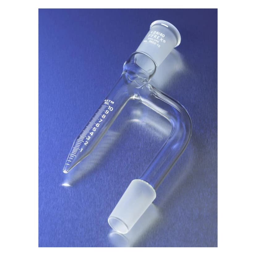PYREX 10mL Dean Stark Distilling Receiver 24/40 Standard Taper Joints