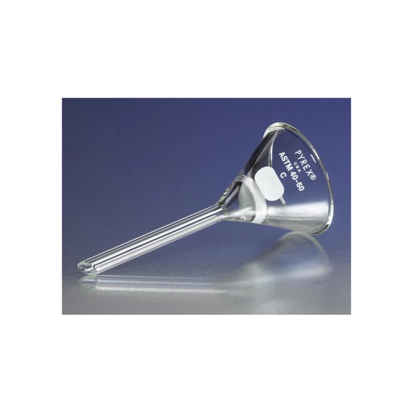 PYREX Hirsch Funnels with 20mm Diameter Coarse Porosity Fritted Disc