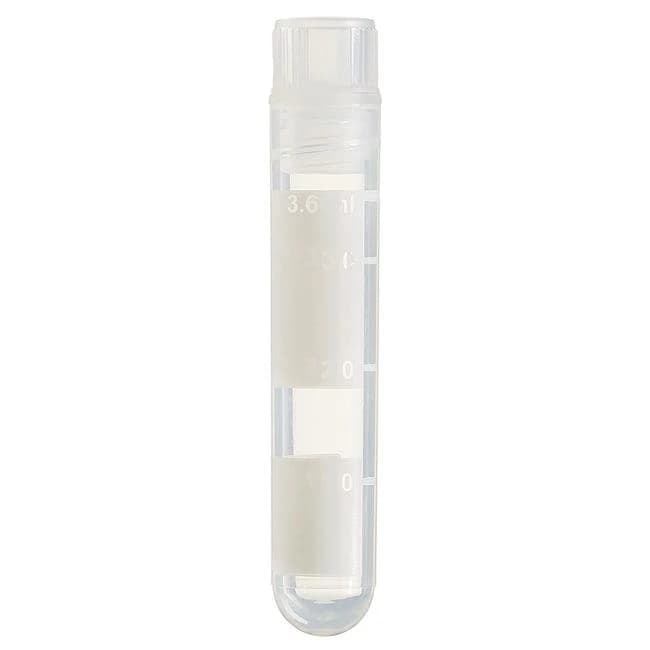 CryoTube Vial Int Thread Round Btm PP Screw Stopper Sterile PP 3.6 mL
