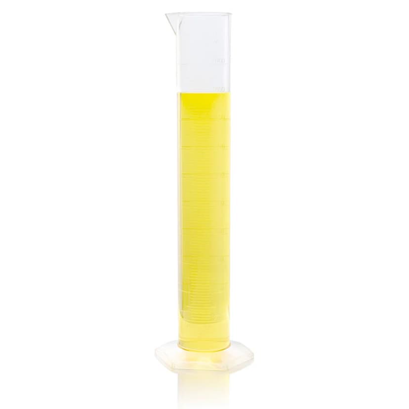 Cylinder, Measuring, Diamond Essentials, Class B, PMP, Molded Graduations, tall form, 2000mL