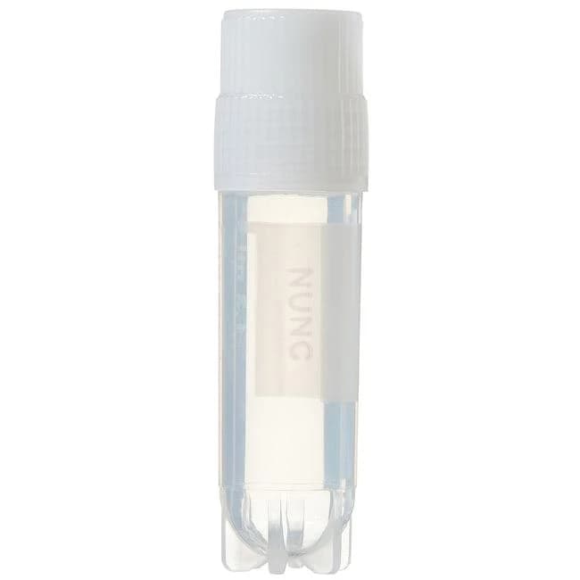 CryoTube Vial Ext Thread Round Btm Starfoot PE Screw Cap Sterile PP 1.8 mL 50/Bag
