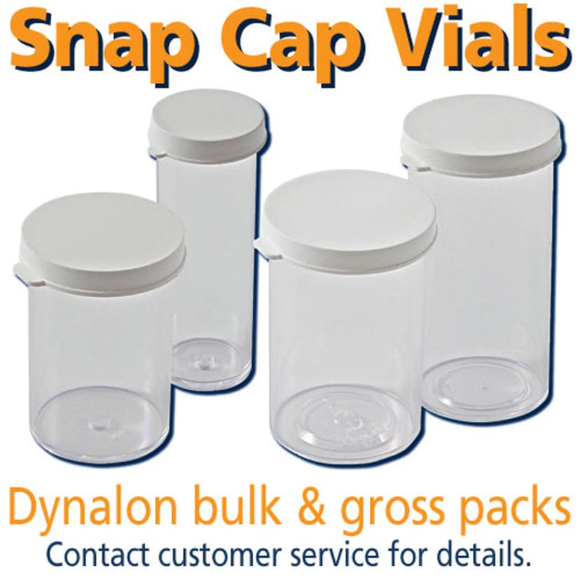Container w Snap Cap, PS 30Dr CS/72, 1/CS