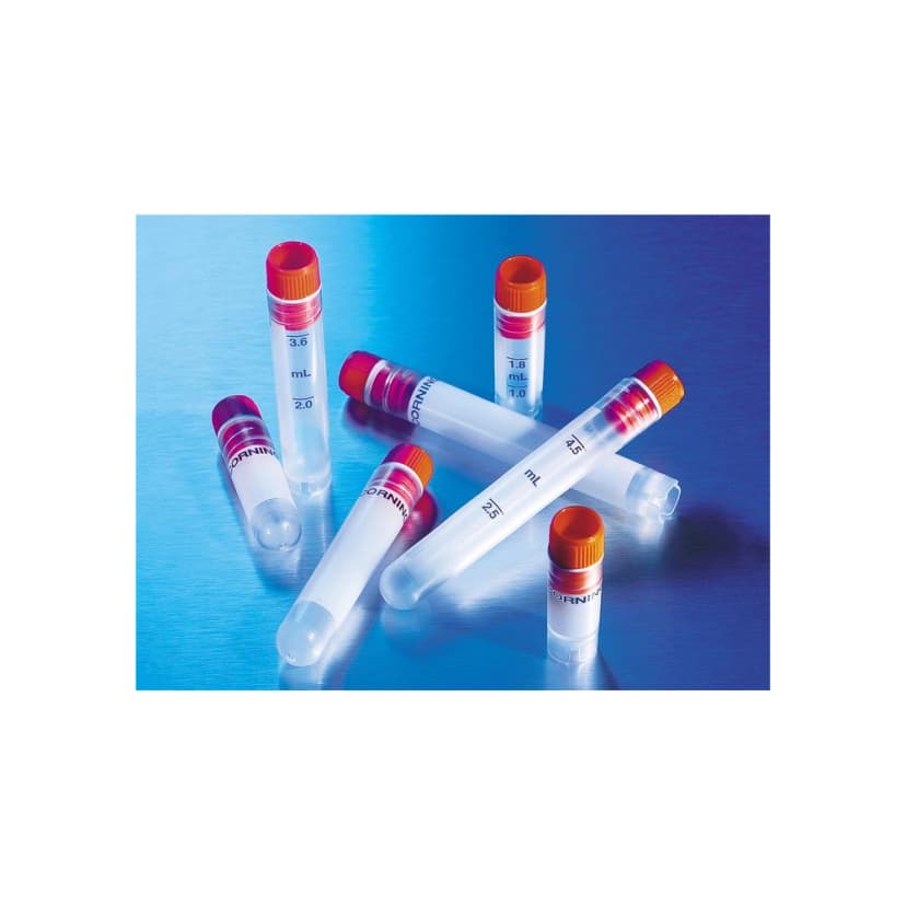 Corning 4mL Internal Threaded Polypropylene Cryogenic Vial, Self-Standing with Round Bottom