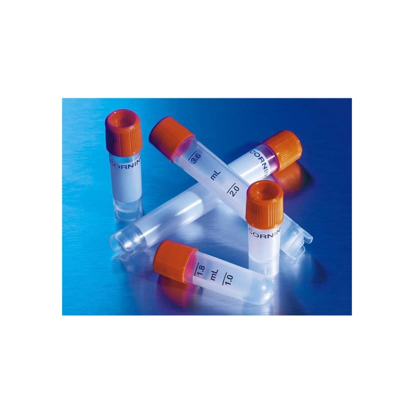Corning 5mL External Threaded Polypropylene Cryogenic Vial, Self-Standing with Round Bottom