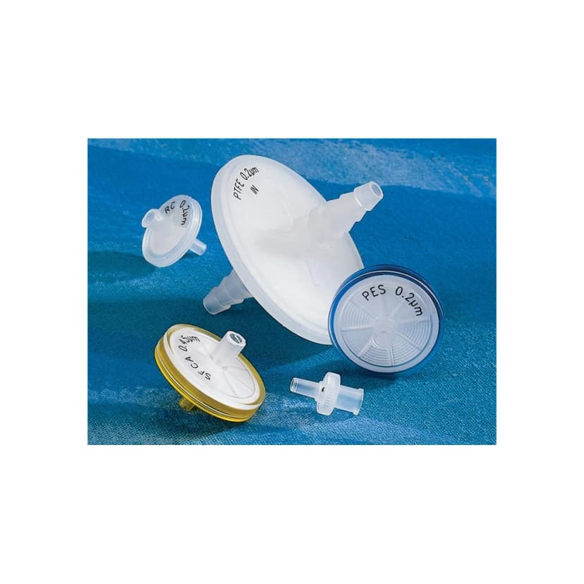Corning 15mm Diameter Syringe Filters, 0.2Micrometer Pore Regenerated Cellulose Membrane, Sterile, Individually Packaged, 50/Case