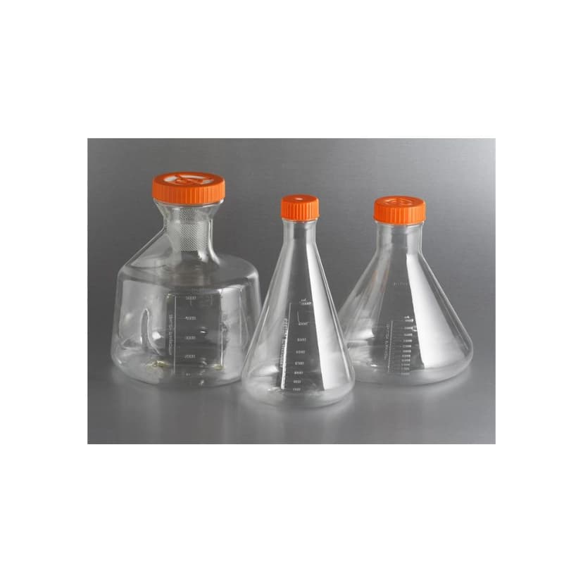 Corning 5L PETG Erlenmeyer Shake Flask, Plain bottom, 1/bag, 4/case