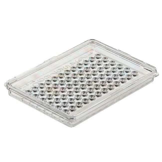 MicroWell Mini Tray 72 Well w/Lid Low Profile NS PS 10 ul Well