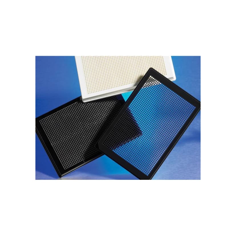 Corning 1536 Well Black Clear Bottom Low Base, Cyclic Olefin Copolymer, TC-Treated Microplate, 20 per Bag, without Lid, Sterile, with Barcodes