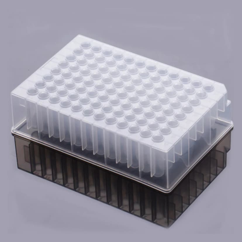 1ml 96-Well Deep Well Plate, U-Bottom, Round well, non-sterile, 5/pk, 50/