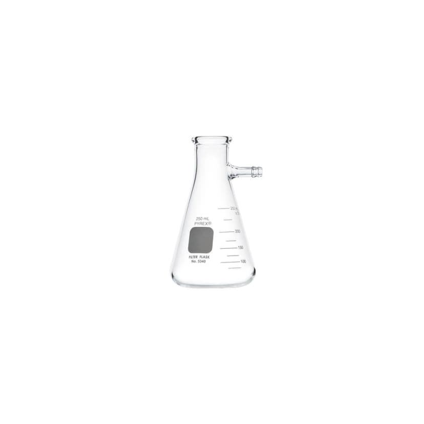 PYREX 250mL Heavy Wall Filtering Flasks with Sidearm Tubulation