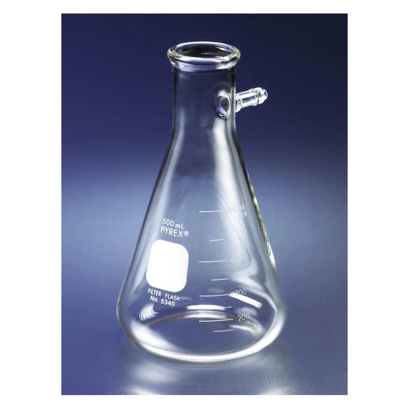 PYREX 2L Heavy Wall Filtering Flasks with Sidearm Tubulation