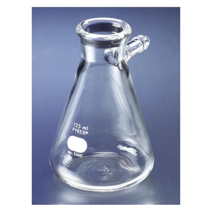 PYREX 50mL Micro Filtering Flasks with Sidearm Tubulation