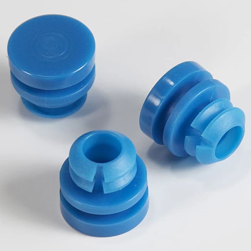 BECKMAN: 13mm Plug Cap for IDS Beckman Specimen Automation Track (2nd Generation), Blue, 500/Bag