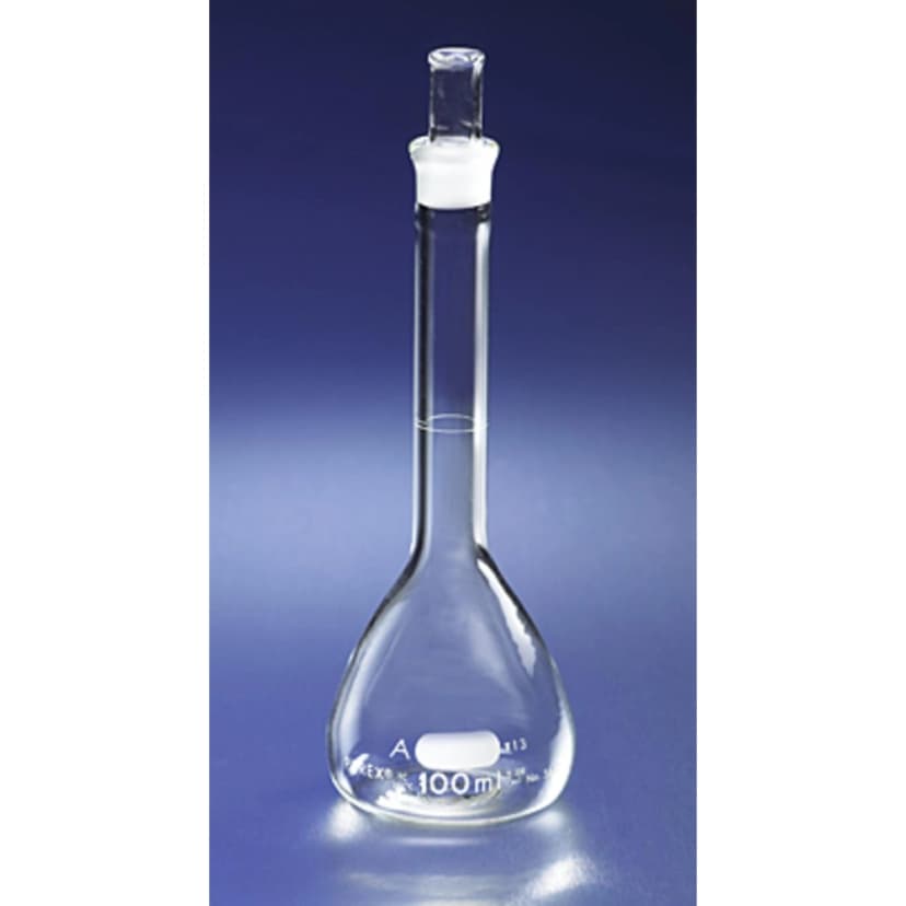 PYREX 100mL Class A Volumetric Flask Only