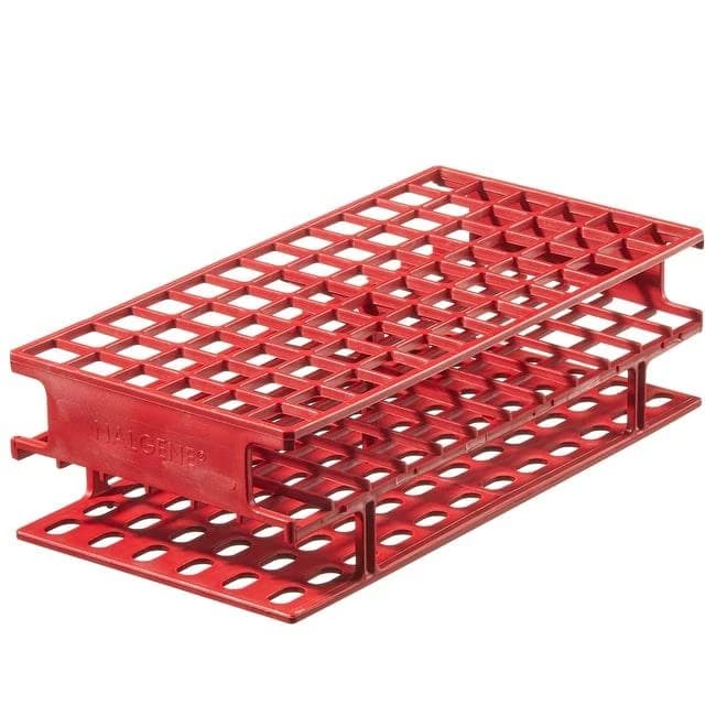 Test Tube Rack Unwire™ Red PP 13 mm