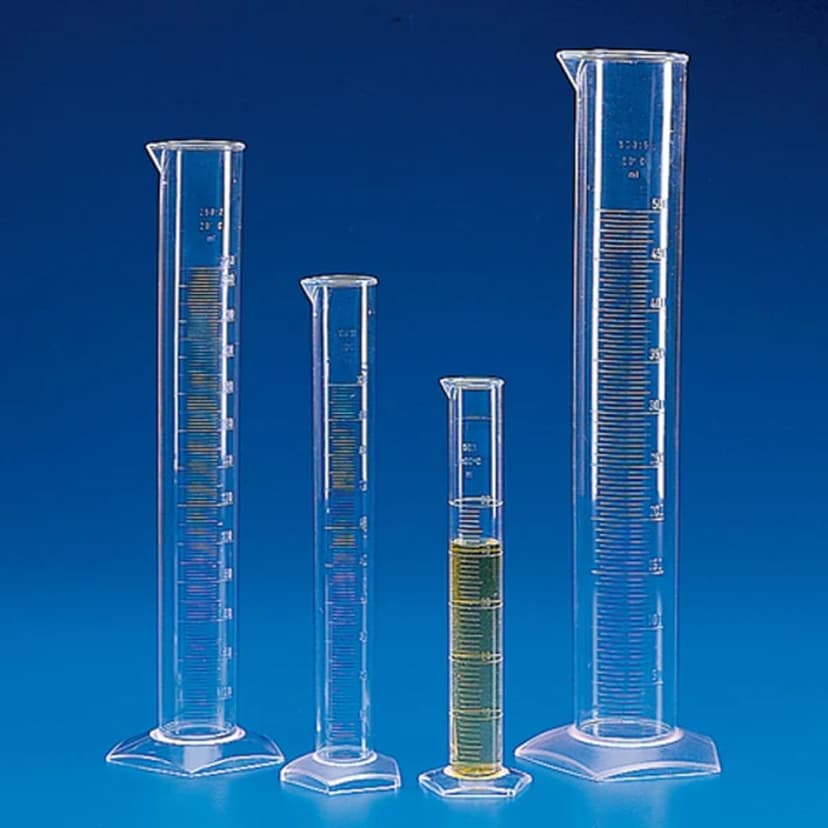 Graduated Cylinder, PMP (TPX), Molded Graduations, 100mL