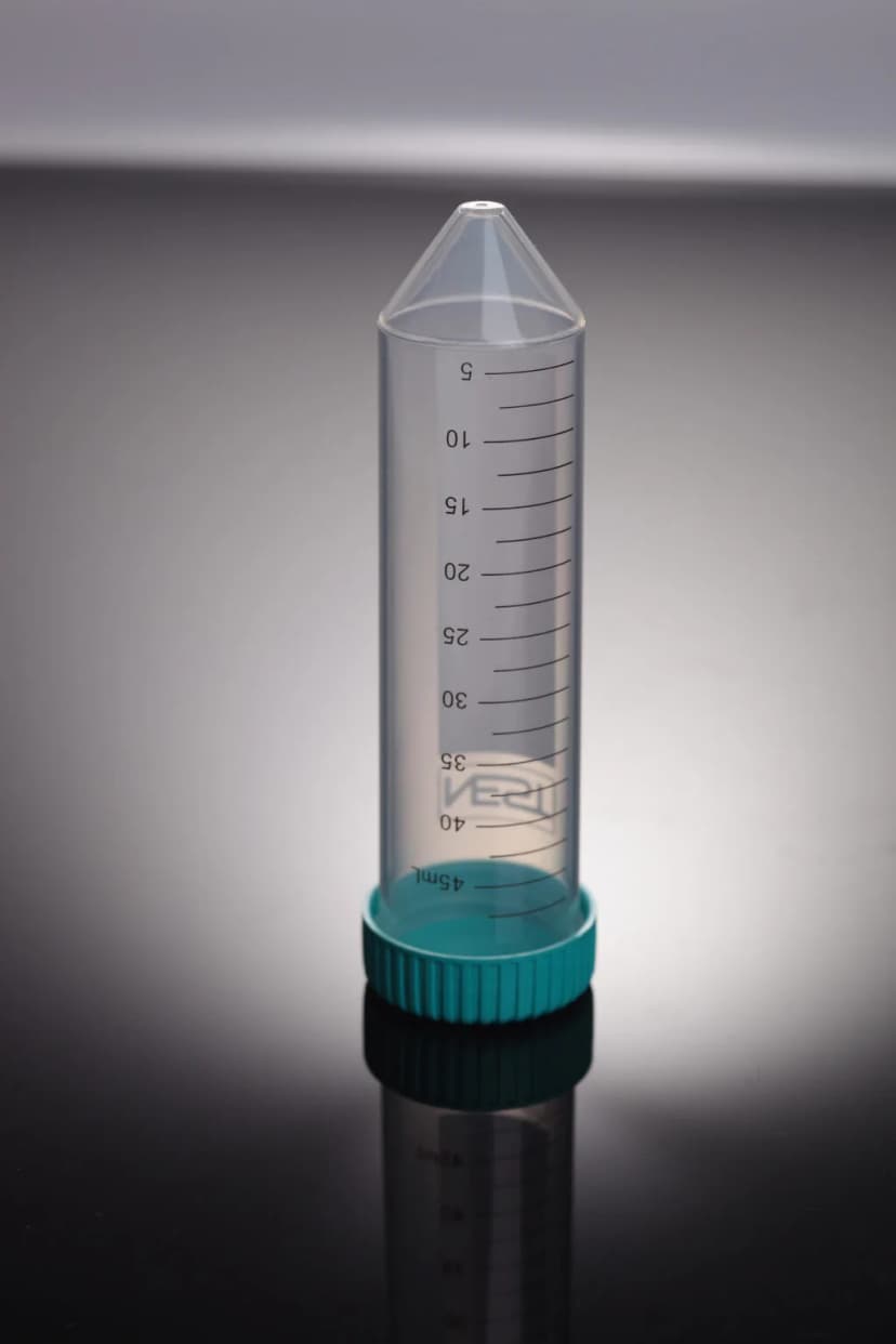 50ml Centrifuge Tube, PS Rack, standard, sterile 25/pk, 500/cs