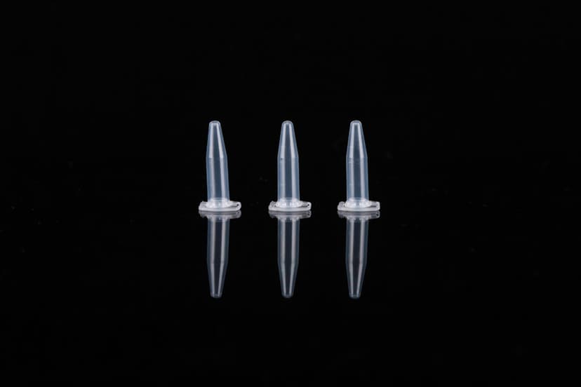 0.6ml Microcentrifuge Tube, Clear, Sterile, Conical, Lock Cap, 50/bag, 75