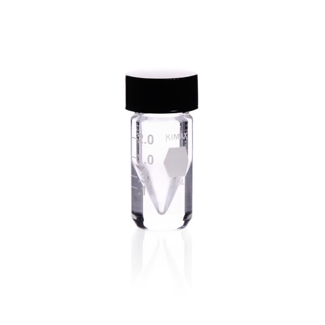 Graduated Vial, Clear,SOLIDCAP,TFE,10ML